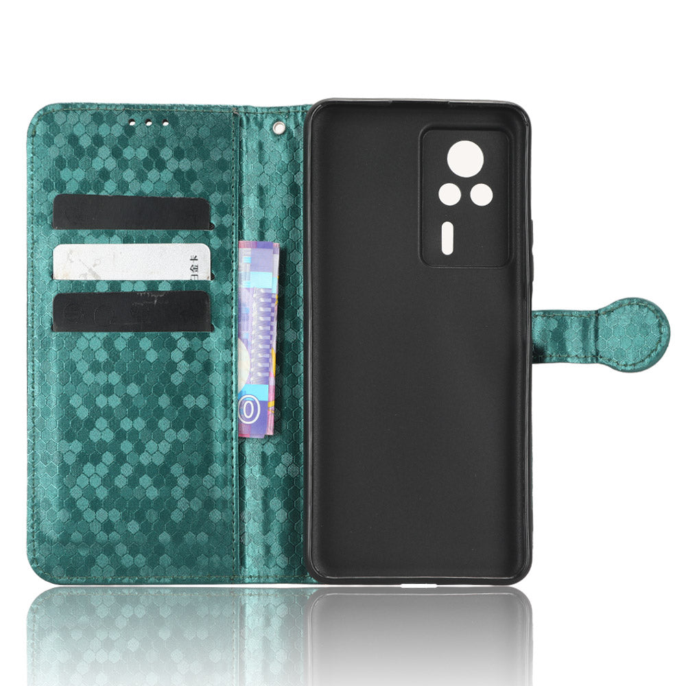Anti-drop Leather Phone Cover For Xiaomi Redmi K60E 5G Dot Pattern Imprinted Wallet Stand Protective Phone Case Anti-drop Leather Phone Cover For Xiaomi Redmi K60E 5G Dot Pattern Imprinted Wallet Stand Protective Phone Case